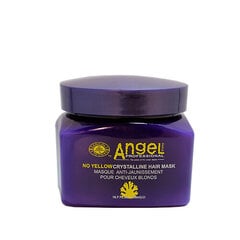 Maska gaišiem matiem Angel Professional No Yellow Crystaline Mask, 500 ml cena un informācija | Matu uzlabošanai | 220.lv