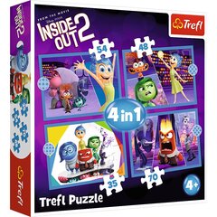 TREFL DISNEY Inside Out 2 Pužļu komplekts 4in1 cena un informācija | Smilšu kastes, smiltis | 220.lv