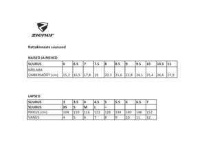 Ziener bērnu riteņbraukšanas cimdi Canizo jr 988504-798 zils cena un informācija | Velo cimdi | 220.lv