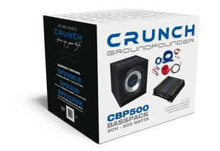 Crunch CBP500 "GroundPounder" cena un informācija | Auto akustiskās sistēmas | 220.lv