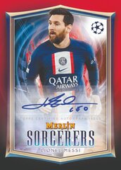 Futbola kārtis TOPPS MERLIN CHROME UEFA CLUB COMPETITIONS 2022/2023 BLASTER BOX cena un informācija | Kolekcionējamas kartiņas | 220.lv