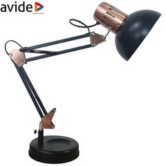 Avide galda lampa Vintage Metal E27 melna māte cena un informācija | Galda lampas | 220.lv