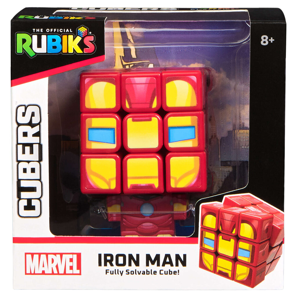 Kostka Rubika 3x3 Cubers Iron Man cena un informācija | Galda spēles | 220.lv