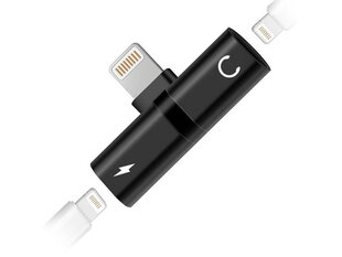 Lightning adapteris, ipad iphone, 2in1 cena un informācija | Adapteri un USB centrmezgli | 220.lv