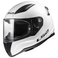 LS2 FF353 RAPID 2 SOLID helmet -  Глянцевый белый цена и информация | Шлемы для мотоциклистов | 220.lv