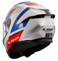 LS2 FF808 STREAM 2 VINTAGE helmet - White Blue Red cena un informācija | Moto ķiveres | 220.lv