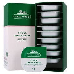 VT Cosmetics Cica kapsulas maska ​​10 gab - Kapsulas maskas ar centella asiatica цена и информация | Маски для лица, патчи для глаз | 220.lv