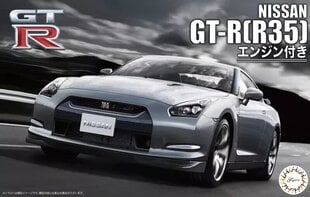 Līmējošais modelis Fujimi ID-131 Nissan GT-R (R35) with Engine 47492 1/24 цена и информация | Склеиваемые модели | 220.lv