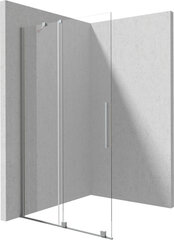 Walk-in bīdāmā dušas siena Deante Prizma, Brushed steel, 120x195 cm cena un informācija | Dušas durvis, dušas sienas | 220.lv