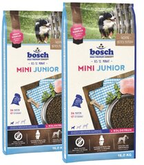 Bosch Mini Junior с мясом птицы, 30 кг цена и информация | Сухой корм для собак | 220.lv