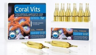 Vitamīnu komplekss rifu akvārijiem Prodibio Coral Vits, 12 gab. cena un informācija | Akvāriji un aprīkojums | 220.lv