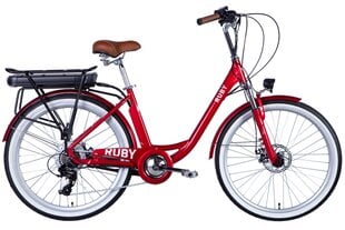 Elektriskais velosipēds Davi E-Ruby, 26", sarkans cena un informācija | Elektrovelosipēdi | 220.lv