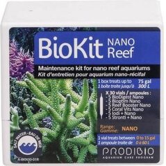 Akvārija kopšanas ampulas Prodibio BioKit Reef Nano, 30 gab. cena un informācija | Akvāriji un aprīkojums | 220.lv