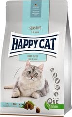 Happy Cat Sensitive Skin & Coat, 4 kg cena un informācija | Sausā barība kaķiem | 220.lv