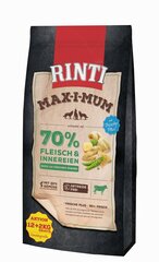 Rinti MAX-I-MUM ar subproduktiem, 12+2 kg cena un informācija | Sausā barība suņiem | 220.lv