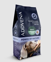 Addena Power of Nature Adult Medium&Large ar jēru, 10 kg cena un informācija | Sausā barība suņiem | 220.lv