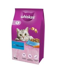 Whiskas Adult ar tunci un dārzeņiem, 14 kg cena un informācija | Sausā barība kaķiem | 220.lv