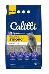 Наполнитель для кошачьего туалета Calitti Strong Lavender, 5 л цена и информация | Наполнители для кошачьих туалетов | 220.lv