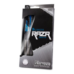 Darts Harrows Razr 90% Softip, 3gab., melns, zils цена и информация | Дартс | 220.lv