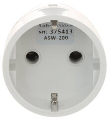 ИНТЕЛЛЕКТУАЛЬНАЯ ЭЛЕКТРИЧЕСКАЯ РОЗЕТКА ABAX/ABAX2 ASW-200-F 2300 W SATEL цена и информация | Электрические выключатели, розетки | 220.lv