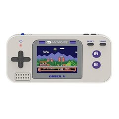 Retro portatīvā spēļu konsole ar 220 spēlēm My Arcade Gamer V Classic 220, pelēkā krāsā cena un informācija | Spēļu konsoles | 220.lv