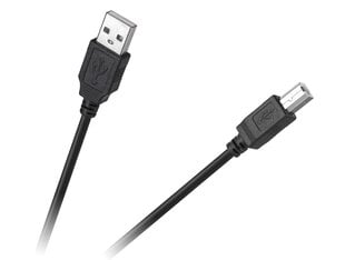 usb datora un printera kabelis 1,8 m melns cena un informācija | Adapteri un USB centrmezgli | 220.lv