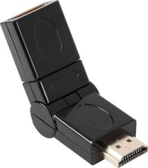 hdmi savienotājs ar grozāmu kontaktligzdas savienotāju cena un informācija | Adapteri un USB centrmezgli | 220.lv