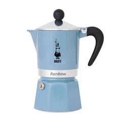 Bialetti - Primavera Rainbow 3 tasītes gaiši zils cena un informācija | Kafijas kannas, tējkannas | 220.lv