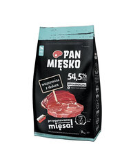 Pan Mięsko XL ar mežacūku, 9 kg cena un informācija | Sausā barība suņiem | 220.lv