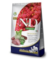 Farmina N&D Quinoa Dog Adult Medium&Maxi Digestion ar jēru, 2,5 kg cena un informācija | Sausā barība suņiem | 220.lv