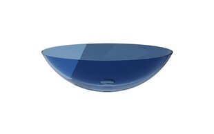 Praustuvas Besco Anya Blue Wave, 50 cm, su chrome sifonu цена и информация | Раковины | 220.lv