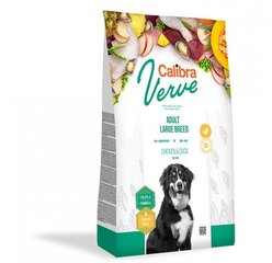 Calibra Dog Verve GF Adult Large Chicken&Duck ar mājputnu gaļu, 12 kg cena un informācija | Sausā barība suņiem | 220.lv