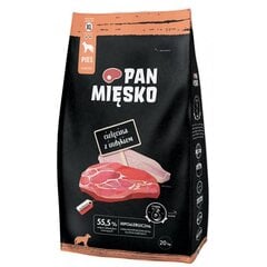 Pan Mięsko XL ar teļa gaļu un tītaru, 20 kg cena un informācija | Sausā barība suņiem | 220.lv