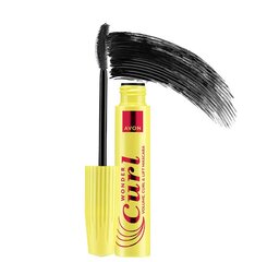 Тушь для ресниц Avon Curl Black, 10 мл цена и информация | Тушь, средства для роста ресниц, тени для век, карандаши для глаз | 220.lv