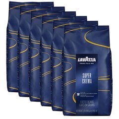 Kafijas pupiņas Lavazza Super Crema, 1kg x 6gab. цена и информация | Кофе, какао | 220.lv