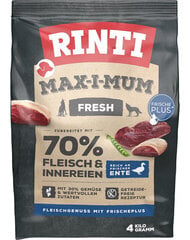 Rinti Max-i-mum ar pīli, 4 kg cena un informācija | Sausā barība suņiem | 220.lv