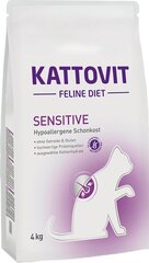 Kattovit Sensitive, 4 kg cena un informācija | Sausā barība kaķiem | 220.lv