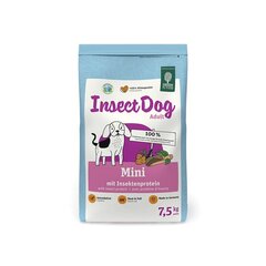 Green Petfood InsectDog Mini ar kukaiņiem, 7,5 kg cena un informācija | Sausā barība suņiem | 220.lv