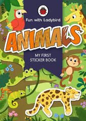 Fun With Ladybird: My First Sticker Book: Animals cena un informācija | Grāmatas mazuļiem | 220.lv