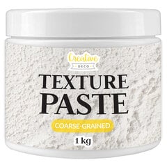 Tekstuurne textuuripasta 1kg Creative Deco White mass, Modelēšanas pasta, Viegli lietojama 3D efektu radīšanai цена и информация | Клей | 220.lv