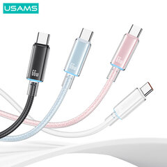 USAMS Cloud Series 6A USB to type-C цена и информация | Кабели для телефонов | 220.lv