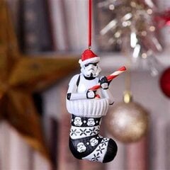 Star Wars Stormtrooper in Stocking Hanging Christmas Ornament 11.5cm cena un informācija | Datorspēļu suvenīri | 220.lv