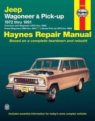 Jeep Wagoneer & Pick-up covering Wagoneer (72-83), Grand Wagoneer (84-91), Cherokee (72-83) & J-Series pick-ups (72-88) Haynes Repair Manual (USA) цена и информация | Путеводители, путешествия | 220.lv