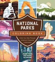 National Parks Coloring Book: Color Your Way Through America's Treasured Landscapes - More than 100 Pages to Color! cena un informācija | Ceļojumu apraksti, ceļveži | 220.lv