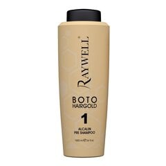 Raywell BOTO Professional HAIR GOLD šampūns 1 1000ml cena un informācija | Šampūni | 220.lv