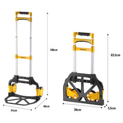 Kravas ratiņi, 70 kg cena un informācija | Rokas instrumenti | 220.lv