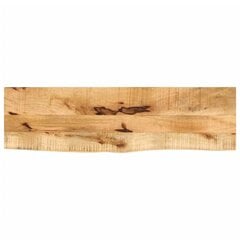 vidaXL Galda virsma 110x20x3,8 cm Natural Edge Mango Wood cena un informācija | Galda virsmas | 220.lv