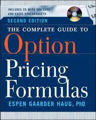 Complete Guide to Option Pricing Formulas 2nd edition cena un informācija | Ekonomikas grāmatas | 220.lv