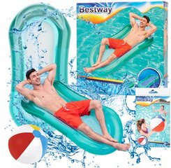 Pludmales matracis BestWay Aqua Air ar bumbu, 159x77 cm цена и информация | Надувные и пляжные товары | 220.lv