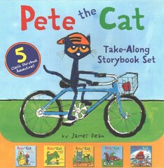 Pete the Cat Take-Along Storybook Set: 5-Book 8x8 Set цена и информация | Книги для подростков и молодежи | 220.lv